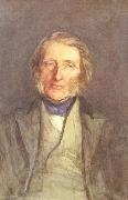 Sir Hubert von Herkomer,RA,RWS Portrait of john Ruskin (mk46) Germany oil painting artist